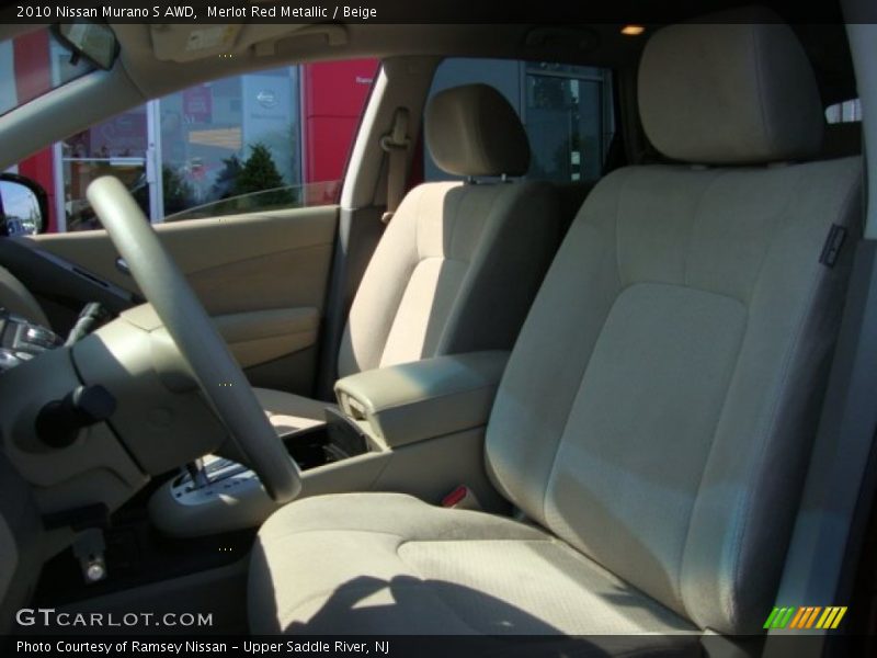 Merlot Red Metallic / Beige 2010 Nissan Murano S AWD