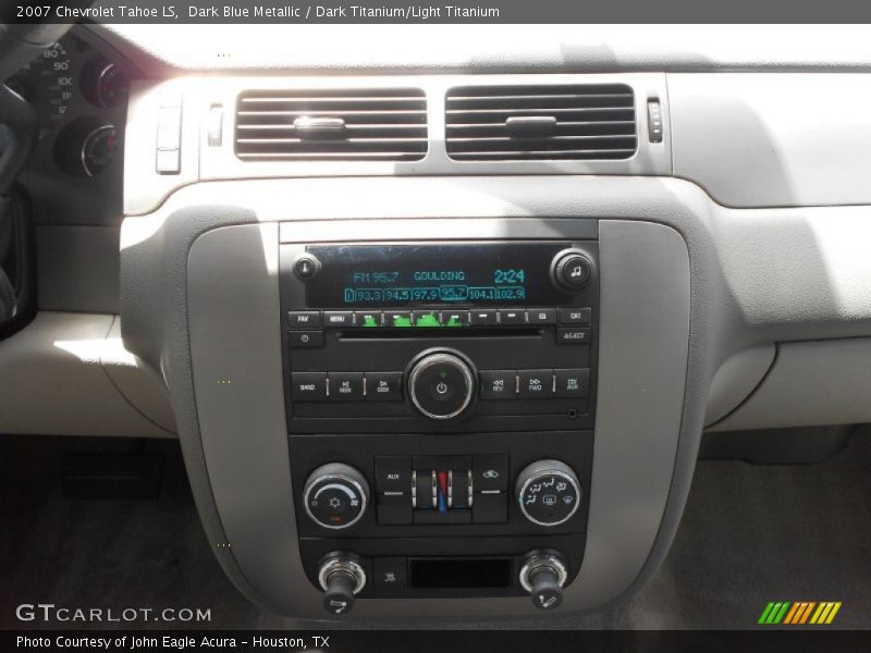 Dark Blue Metallic / Dark Titanium/Light Titanium 2007 Chevrolet Tahoe LS
