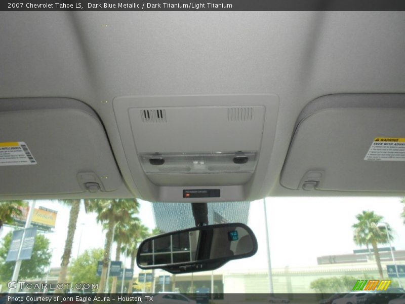 Dark Blue Metallic / Dark Titanium/Light Titanium 2007 Chevrolet Tahoe LS