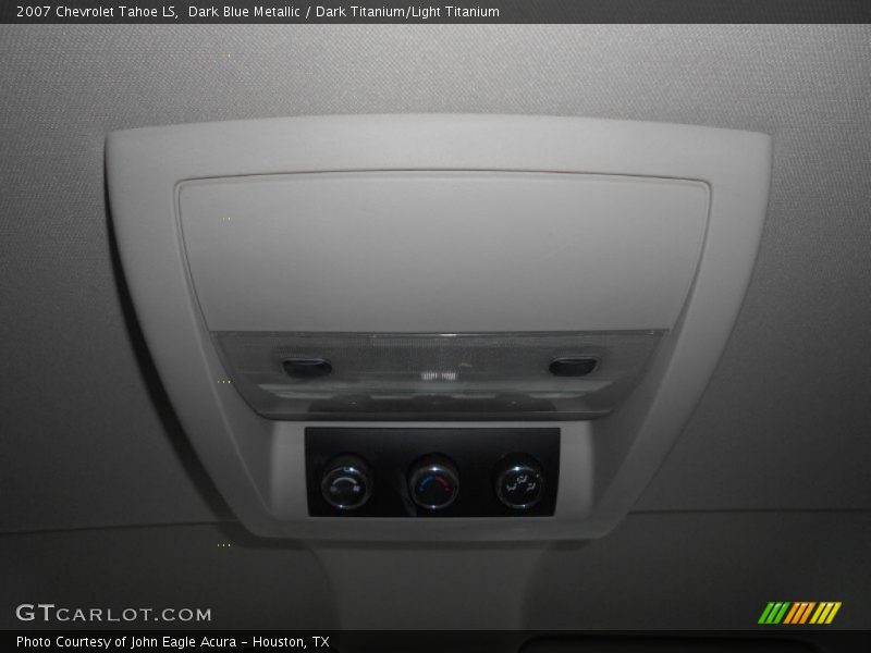 Dark Blue Metallic / Dark Titanium/Light Titanium 2007 Chevrolet Tahoe LS