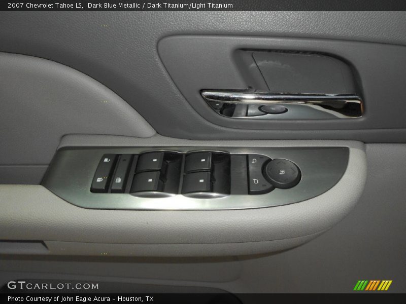 Dark Blue Metallic / Dark Titanium/Light Titanium 2007 Chevrolet Tahoe LS