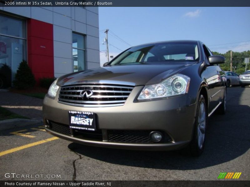 Umbria Gray Metallic / Bourbon 2006 Infiniti M 35x Sedan
