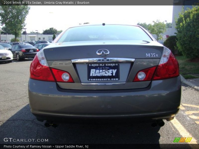 Umbria Gray Metallic / Bourbon 2006 Infiniti M 35x Sedan