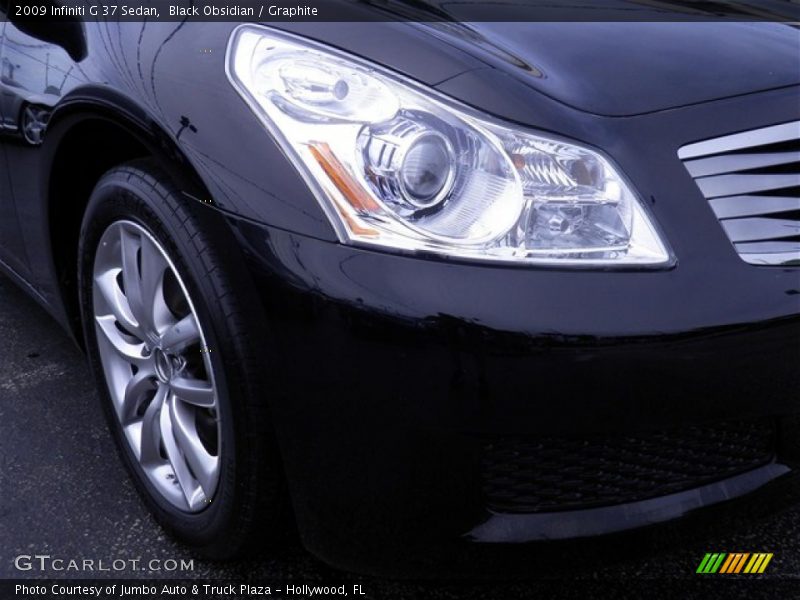 Black Obsidian / Graphite 2009 Infiniti G 37 Sedan