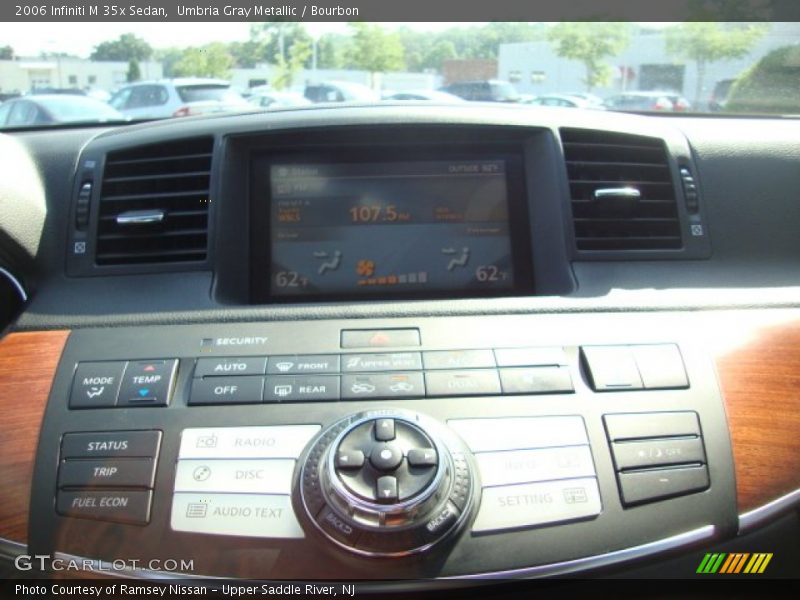 Controls of 2006 M 35x Sedan