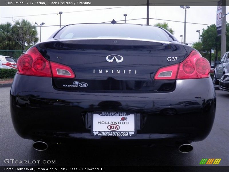 Black Obsidian / Graphite 2009 Infiniti G 37 Sedan