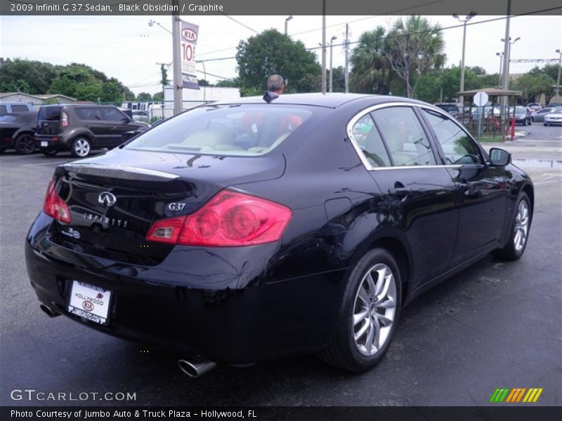 Black Obsidian / Graphite 2009 Infiniti G 37 Sedan