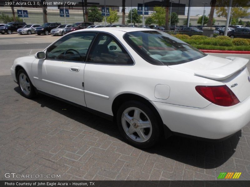 Frost White / Gray 1997 Acura CL 3.0