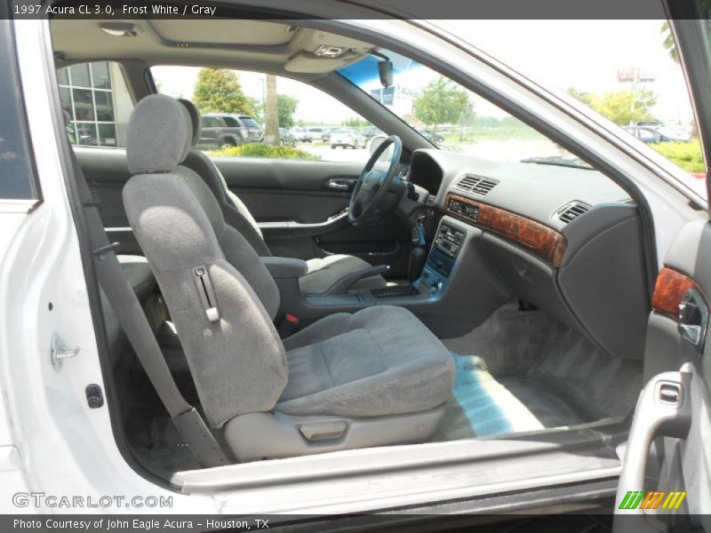 Frost White / Gray 1997 Acura CL 3.0