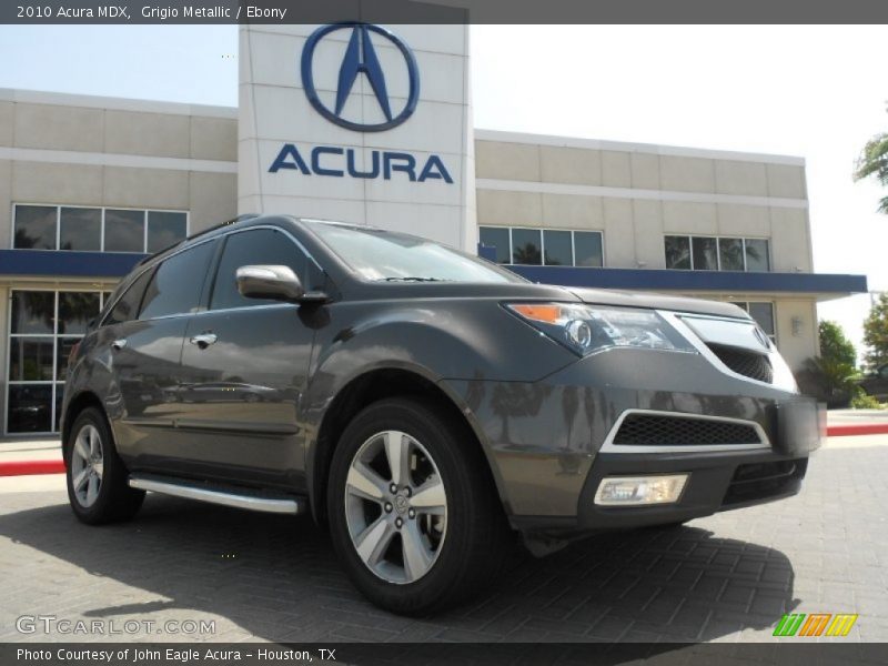 Grigio Metallic / Ebony 2010 Acura MDX