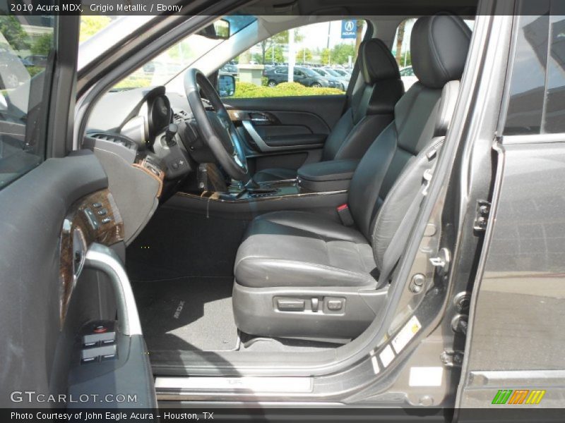Grigio Metallic / Ebony 2010 Acura MDX