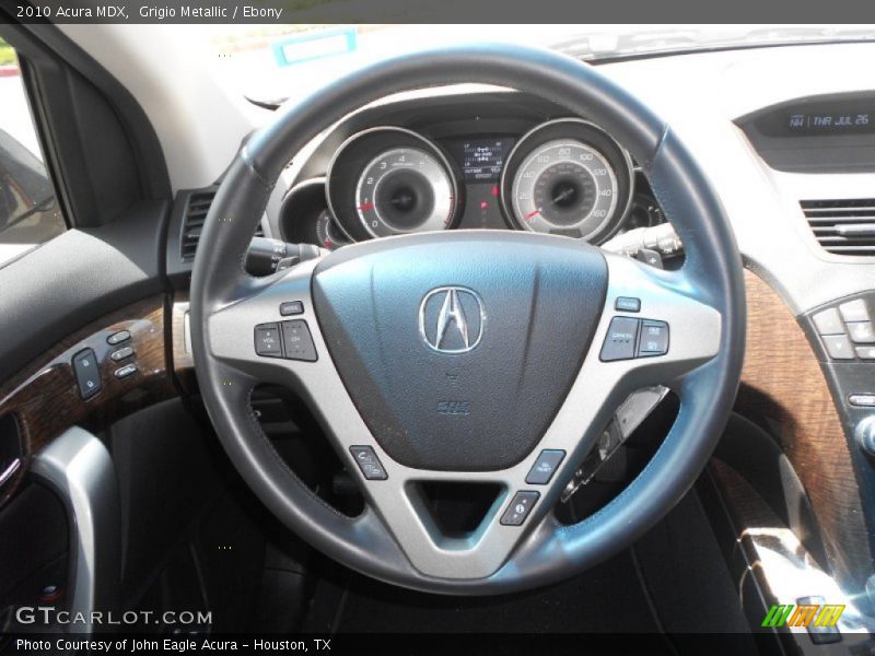 Grigio Metallic / Ebony 2010 Acura MDX