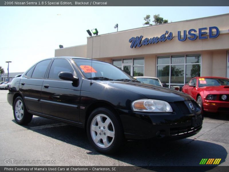 Blackout / Charcoal 2006 Nissan Sentra 1.8 S Special Edition