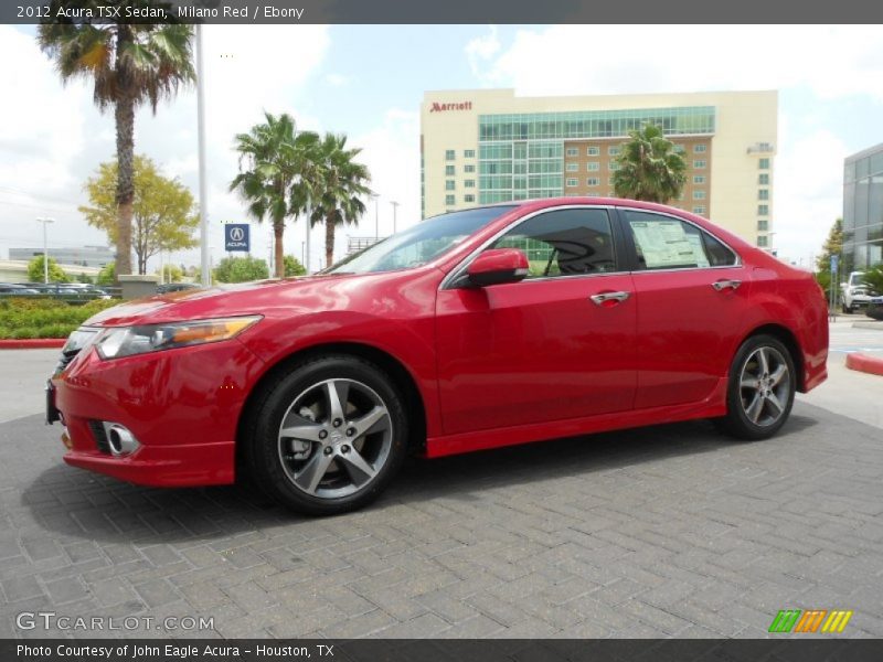  2012 TSX Sedan Milano Red