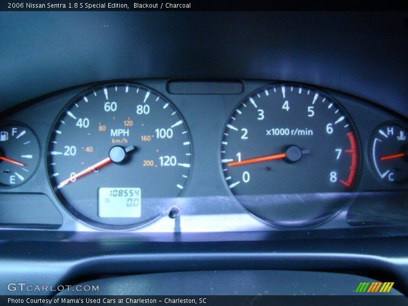 Blackout / Charcoal 2006 Nissan Sentra 1.8 S Special Edition