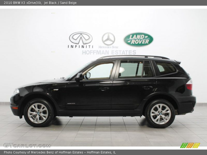 Jet Black / Sand Beige 2010 BMW X3 xDrive30i