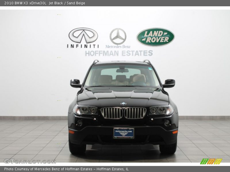 Jet Black / Sand Beige 2010 BMW X3 xDrive30i