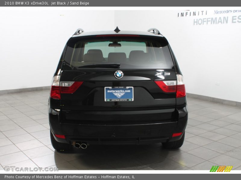 Jet Black / Sand Beige 2010 BMW X3 xDrive30i