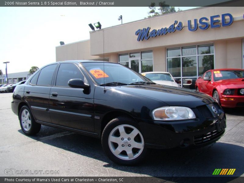 Blackout / Charcoal 2006 Nissan Sentra 1.8 S Special Edition