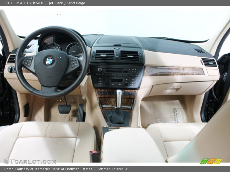 Jet Black / Sand Beige 2010 BMW X3 xDrive30i