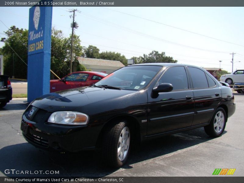 Blackout / Charcoal 2006 Nissan Sentra 1.8 S Special Edition