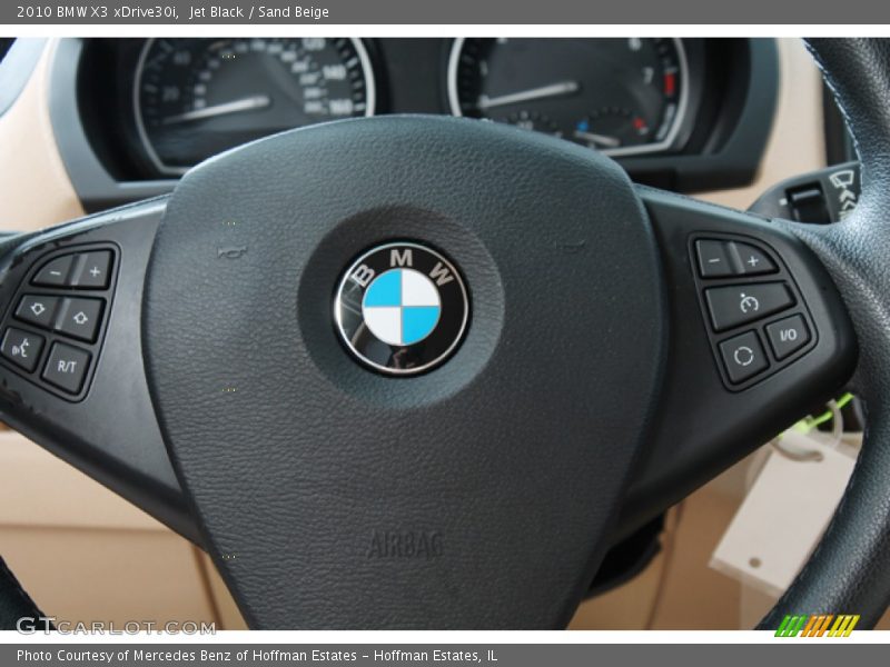 Jet Black / Sand Beige 2010 BMW X3 xDrive30i