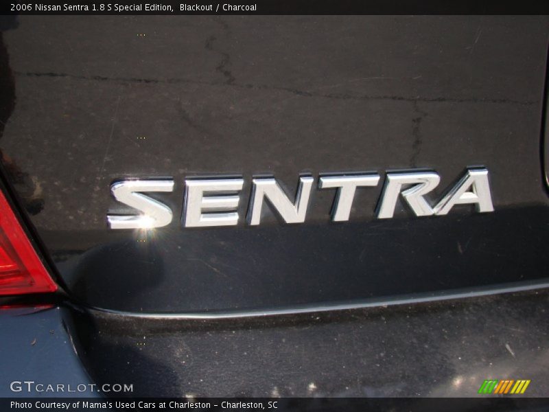 Blackout / Charcoal 2006 Nissan Sentra 1.8 S Special Edition