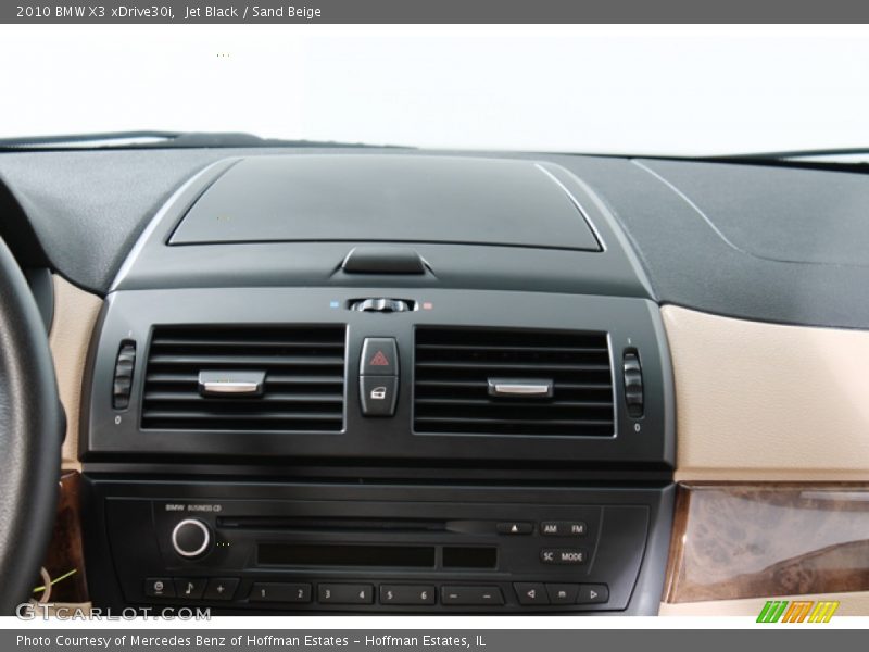Jet Black / Sand Beige 2010 BMW X3 xDrive30i