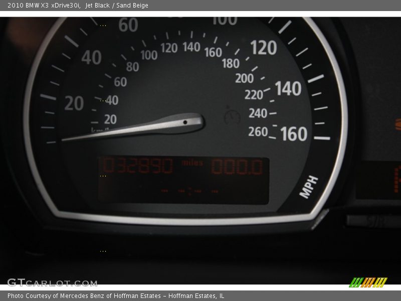 Jet Black / Sand Beige 2010 BMW X3 xDrive30i