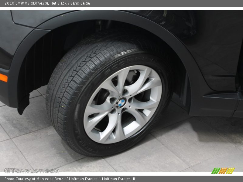 Jet Black / Sand Beige 2010 BMW X3 xDrive30i