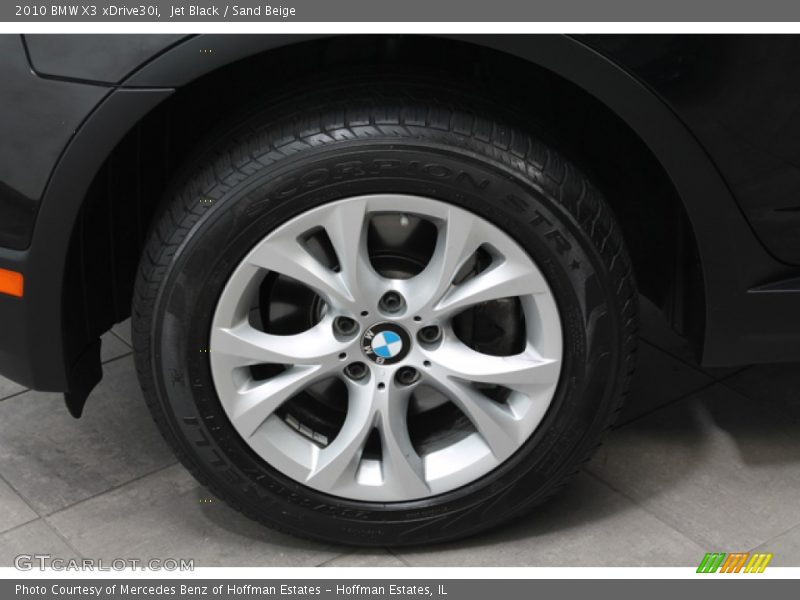 Jet Black / Sand Beige 2010 BMW X3 xDrive30i