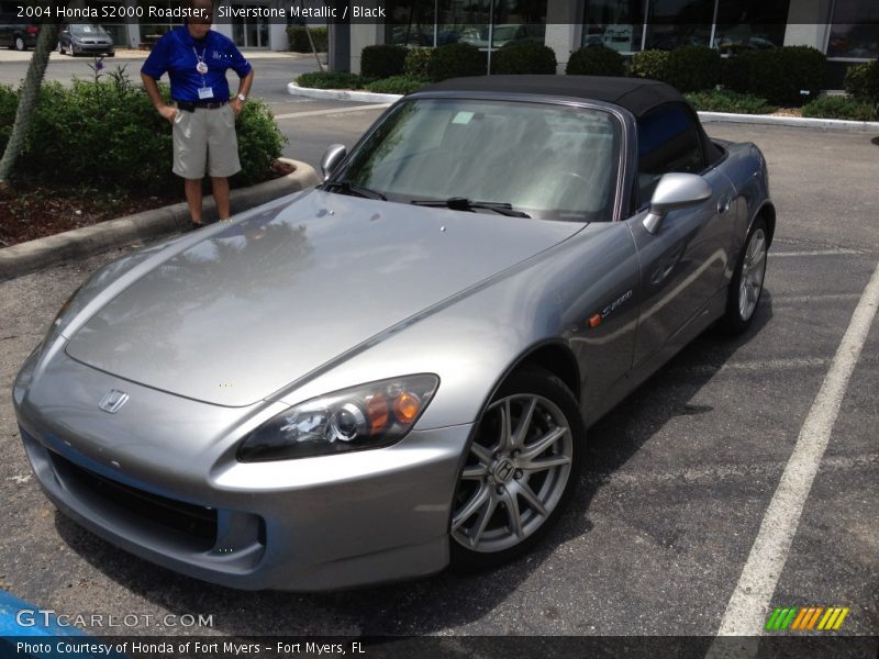 Silverstone Metallic / Black 2004 Honda S2000 Roadster
