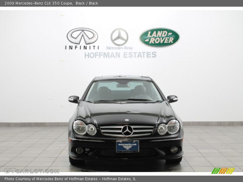 Black / Black 2009 Mercedes-Benz CLK 350 Coupe