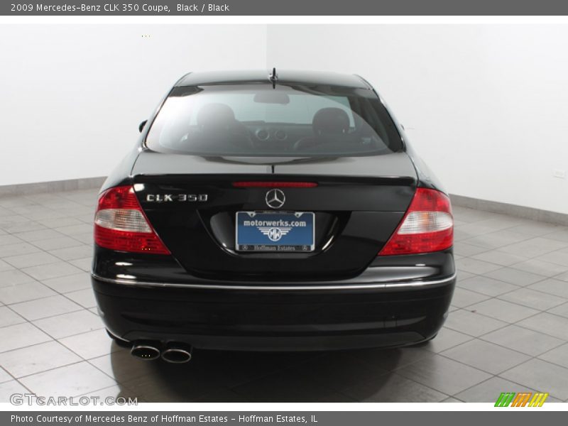 Black / Black 2009 Mercedes-Benz CLK 350 Coupe