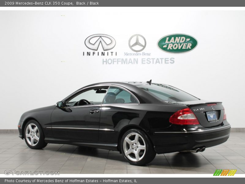 Black / Black 2009 Mercedes-Benz CLK 350 Coupe