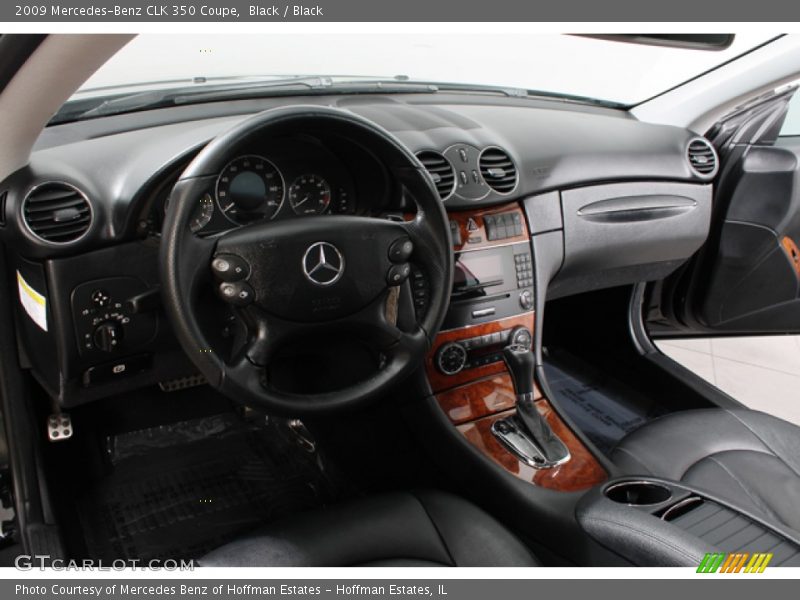 Black / Black 2009 Mercedes-Benz CLK 350 Coupe