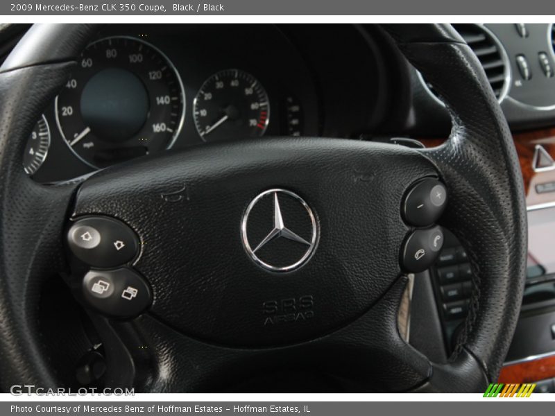 Black / Black 2009 Mercedes-Benz CLK 350 Coupe