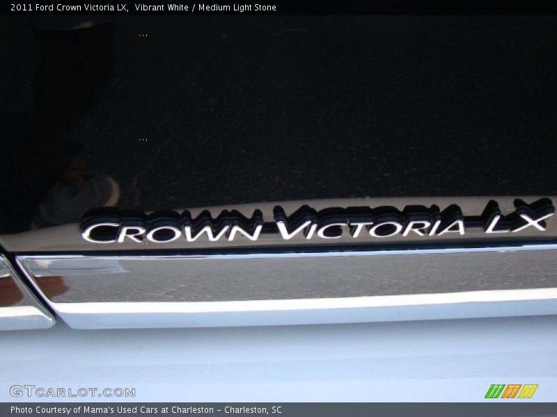 Vibrant White / Medium Light Stone 2011 Ford Crown Victoria LX