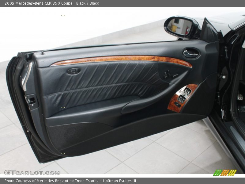 Black / Black 2009 Mercedes-Benz CLK 350 Coupe