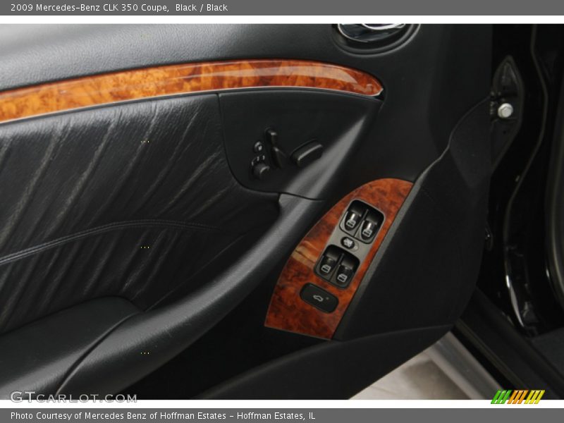 Black / Black 2009 Mercedes-Benz CLK 350 Coupe
