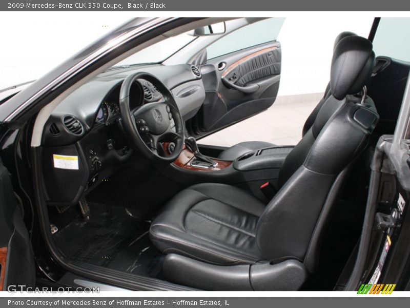 Black / Black 2009 Mercedes-Benz CLK 350 Coupe