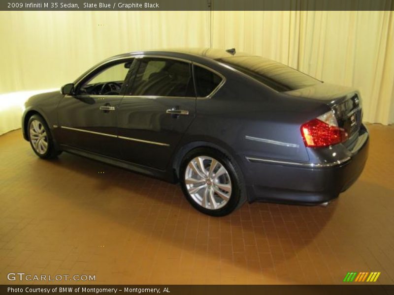 Slate Blue / Graphite Black 2009 Infiniti M 35 Sedan