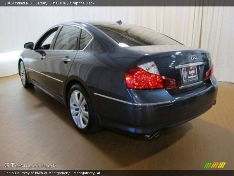 Slate Blue / Graphite Black 2009 Infiniti M 35 Sedan