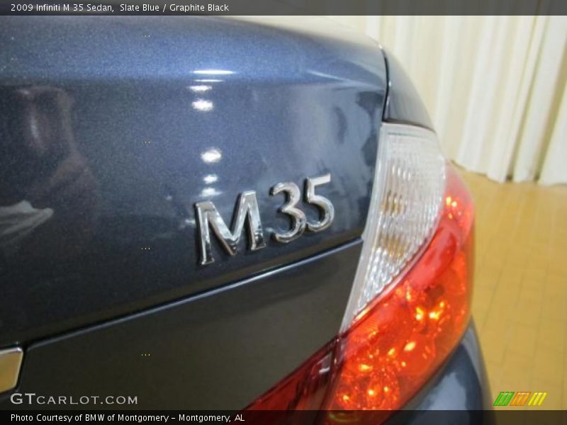 Slate Blue / Graphite Black 2009 Infiniti M 35 Sedan