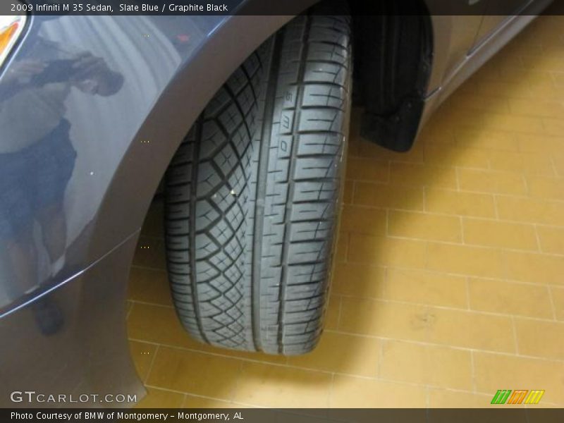 Slate Blue / Graphite Black 2009 Infiniti M 35 Sedan