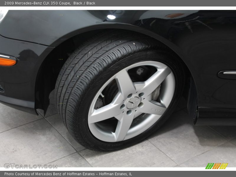 Black / Black 2009 Mercedes-Benz CLK 350 Coupe