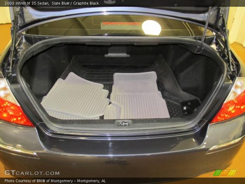 Slate Blue / Graphite Black 2009 Infiniti M 35 Sedan