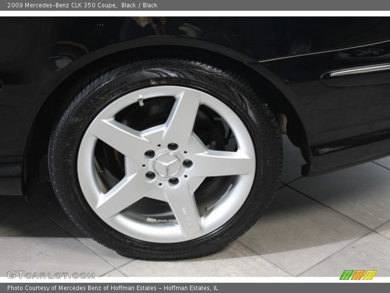 Black / Black 2009 Mercedes-Benz CLK 350 Coupe