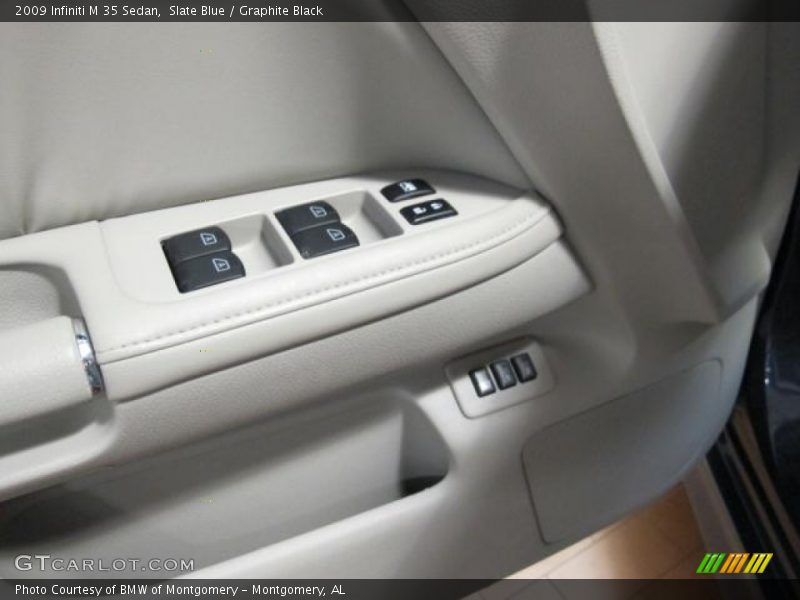 Slate Blue / Graphite Black 2009 Infiniti M 35 Sedan