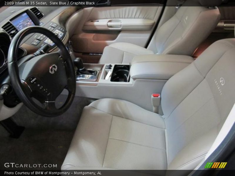 Slate Blue / Graphite Black 2009 Infiniti M 35 Sedan